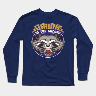 Rocket Raccoon Long Sleeve T-Shirt - Rocket raccoon guardians by redwane